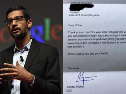 Menina de sete anos pede emprego no Google, e CEO da empresa responde por carta
