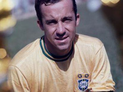 Tostão, quando era jogador do Brasil.