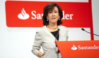 Ana Botín, presidenta do Banco Santander.