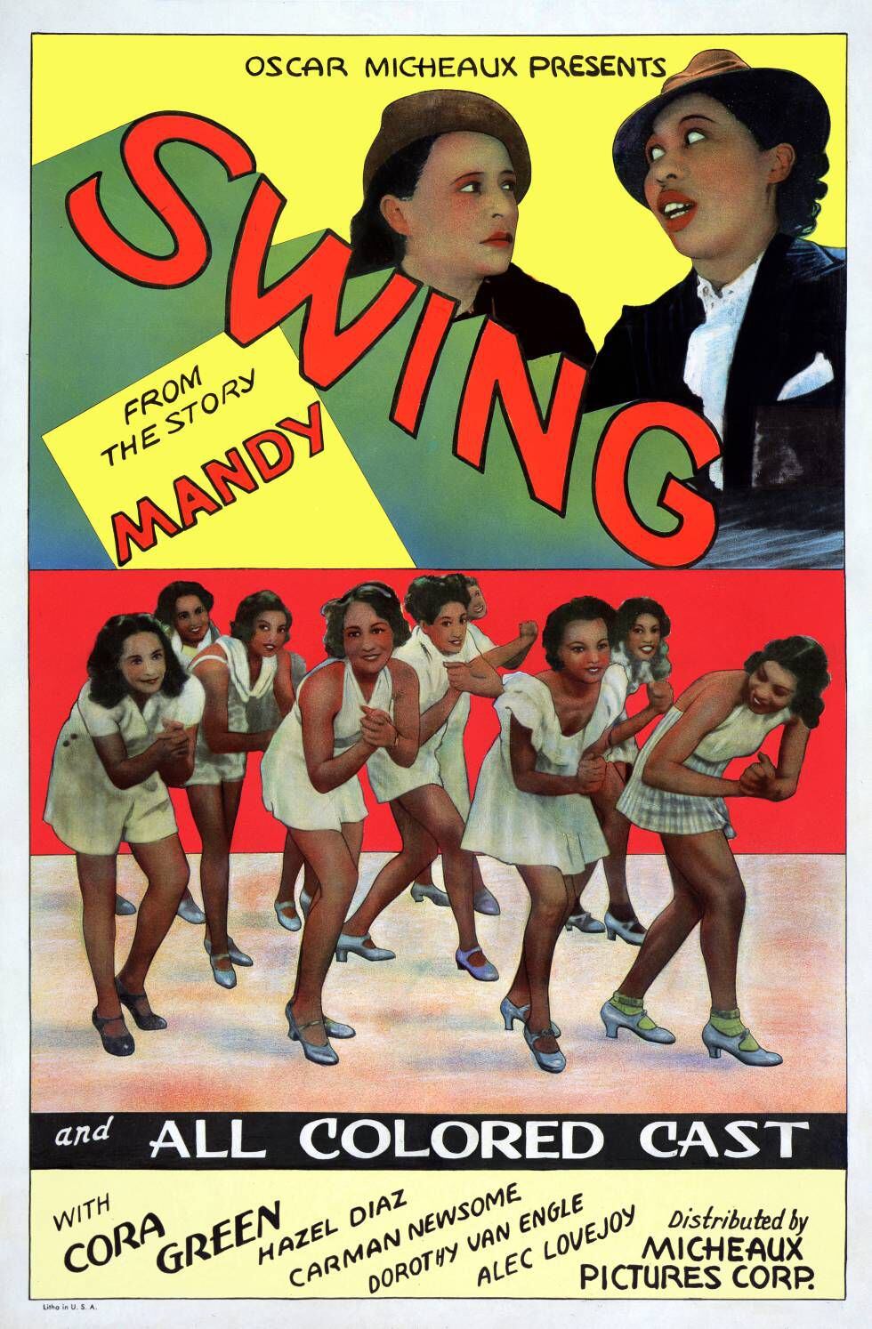  ‘Swing', com todo o “elenco negro” (“all colored cast”). 
