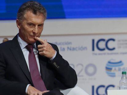 Presidente argentino Maur&iacute;cio Macri. 