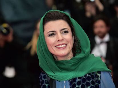 A atriz iraniana e membro do júri de Cannes Leila Hatami.