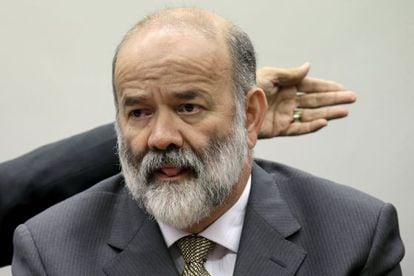 João Vaccari Neto, durante sessão da CPI no dia 9.