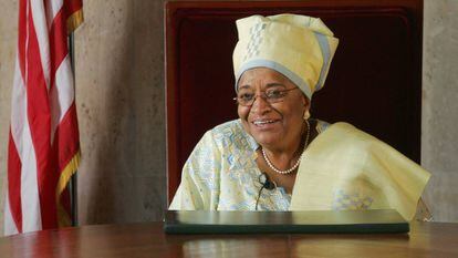 A presidenta da Libéria, Ellen Johnson Sirleaf, deixa o cargo depois de 12 anos no poder