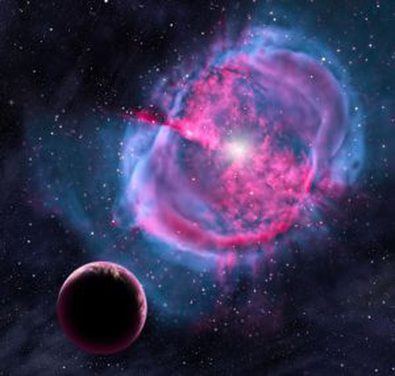 Representação de um dos oito planetas anunciados nesta terça-feira.