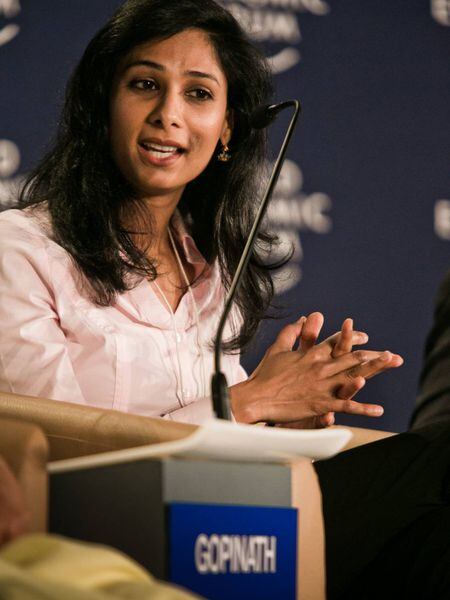 Gita Gopinath, economista-chefe do FMI, em foto de arquivo.