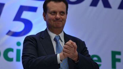Kassab durante evento em Brasília, em agosto.
