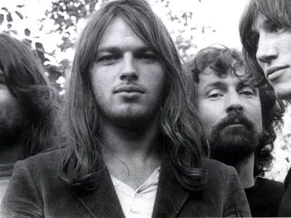 Pink Floyd: Rick Wright, David Gilmour, Nick Mason e Roger Waters.