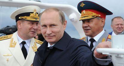 Vladímir Putin em Kaliningrado.