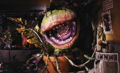 Audrey II, a planta carnívora de 'A Pequena Loja dos Horrores' (1986);