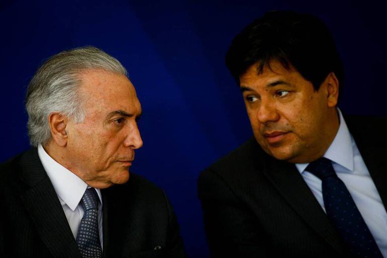 Temer e Mendonça Filho no lançamento do projeto do novo ensino médio.