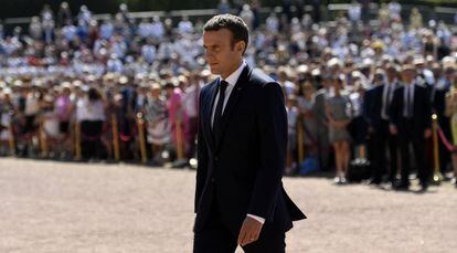 O presidente Emmanuel Macron.