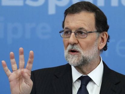 O presidente do governo Espanhol, Mariano Rajoy.