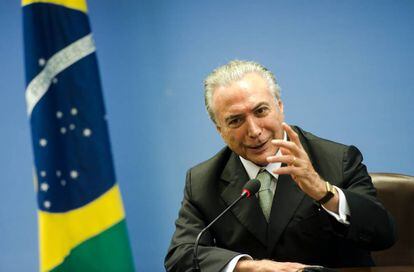 O vice-presidente Michel Temer.