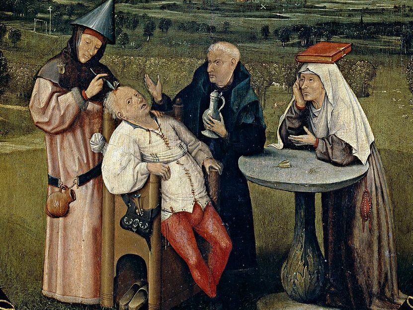 “A Extração da Pedra da Loucura” de Bosch. 