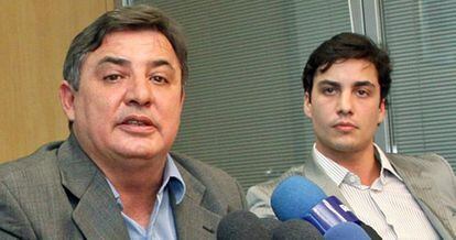 Em 2016, o ex-deputado estadual Gustavo Perrella (à direita) foi nomeado secretário nacional de futebol pelo Ministério do Esporte.