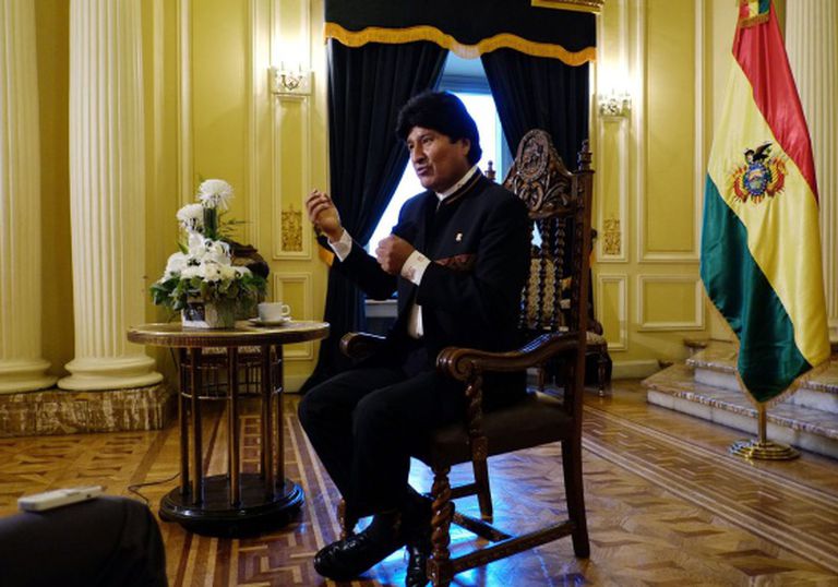 Evo Morales, presidente reeleito da Bolívia.