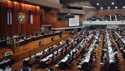Sessão da Assembleia Nacional, nesta sexta-feira em Havana.