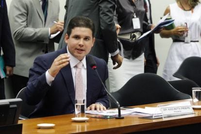 O presidente da CPI da Petrobras, Hugo Motta (PMDB-RJ)