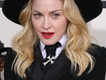 Madonna, na última entrega do prêmio Grammy.
