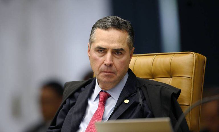 Ministro Roberto Barroso na sessão plenária de 1º de fevereiro de 2018.