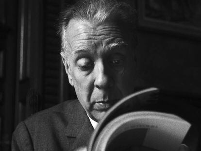 O escritor Jorge Luis Borges