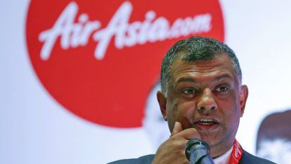 O malaio Tony Fernandes, fundador da companhia aérea AirAsia.