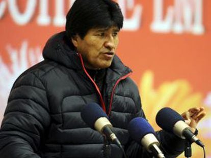 O presidente Evo Morales, no sábado passado.