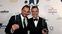 Chef Daniel Humm e Will Guidara (à direita), coproprietário do Eleven Madison Park, nomeado como melhor restaurante.