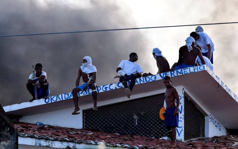Rebelião em presídio de Alcaçuz (RN), no dia 19 de janeiro.