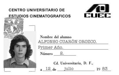 A carteira de estudante do CUEC de Alfonso Cuarón