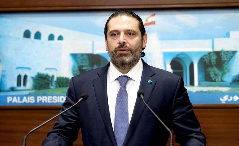 Gesto do primeiro ministro depois de anunciar a demissão.