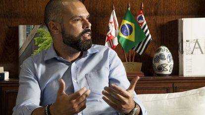 O prefeito de São Paulo Bruno Covas (PSDB), na sede da Prefeitura.
