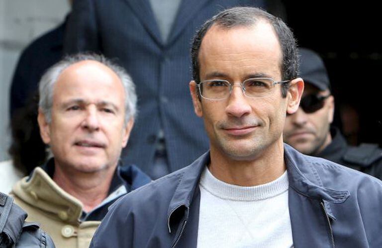 Otavio Azevedo e Marcelo Odebrecht, em junho.