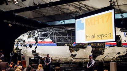 Reconstrução do MH17.