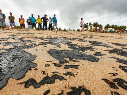 Grupo de Trabalho participa de ações para retirada de óleo na Costa dos Corais em Alagoas.