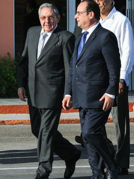 Raul Castro e François Hollande, em maio em Havana.