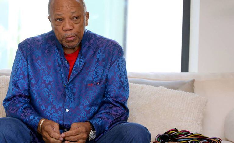O produtor e músico Quincy Jones.