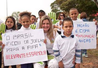 Patrícia Bezerra, vereadora em São Paulo, atua pela proteção de crianças no futebol desde a Copa de 2014.
