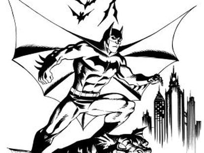 O Batman exclusivo para EL PAÍS assinado pelo desenhista Carlos Rodríguez.