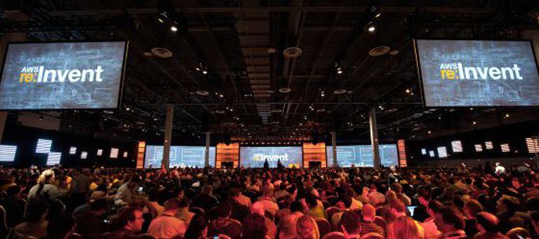 Um congresso para desenvolvedores da AWS em Las Vegas (EUA).