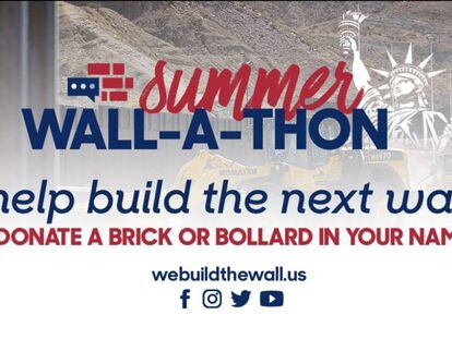 Apresentação no Facebook do grupo 'We Build the Wall'.