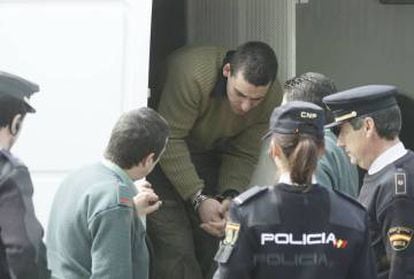 José Manuel Pulleiro, gerente do bordel La Colina, após ser detido