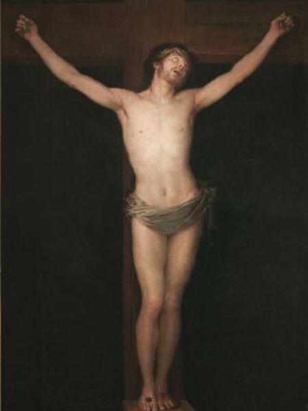 Francisco de Goya pintou o 'Cristo crucificado' em 1780 e apresentou-o para sua admissão na Real Academia de Bellas Artes de San Fernando.
