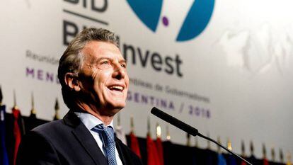 O presidente argentino, Mauricio Macri.