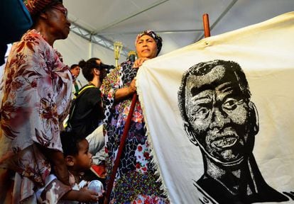 Missa afro em São Paulo em comemoração ao Dia da Consciência Negra.