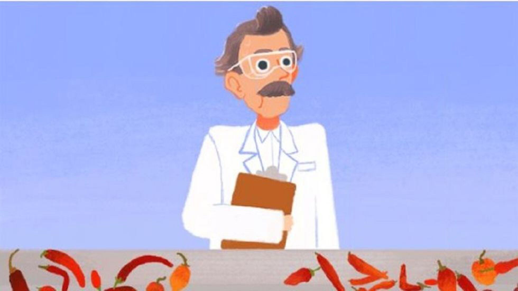 Wilbur Scoville, pai da 'escala quente', homenageado com doodle do Google, Tecnologia