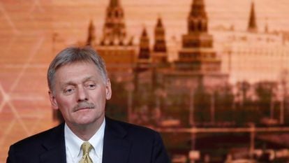 O porta-voz do Kremlin, Dmitri Peskov, em Moscou em 2019.