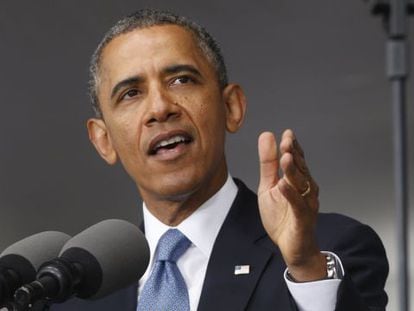 Barack Obama, durante seu discurso na academia de West Point.