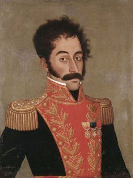 Simón Bolívar, retratado por José Gil de Castro, 1928.